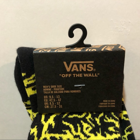 Vans Crew Socks, 1 Pair, Various Sizes - Picture 8 of 10